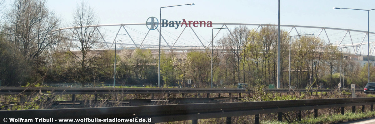 BayArena Leverkusen aufgenommen am 17. April 2010