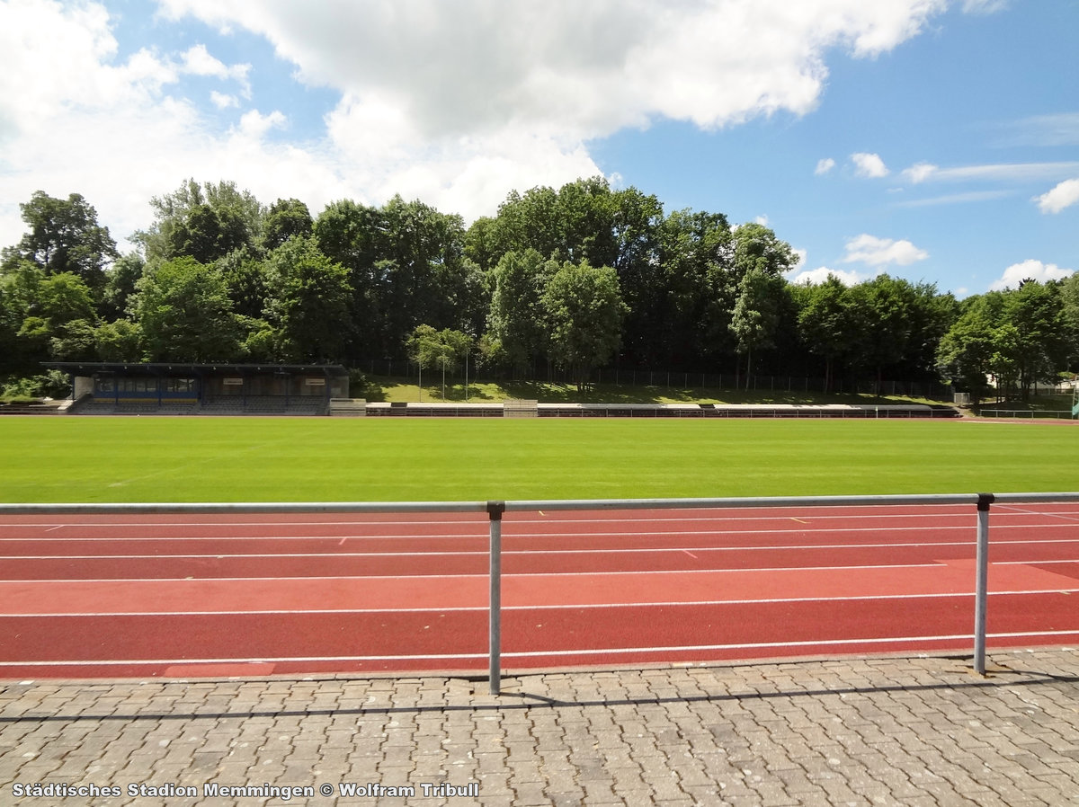 BBZ Stadion an der Bodenseestraße Memmingen aufgenommen am 10. Juni 2017
