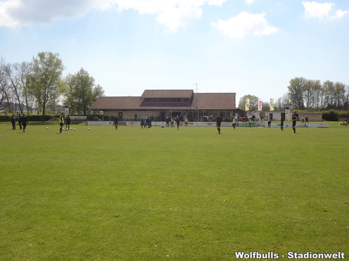 HSM-Sportzentrum am Aubach Frickingen aufgenommen am 29. April 2017