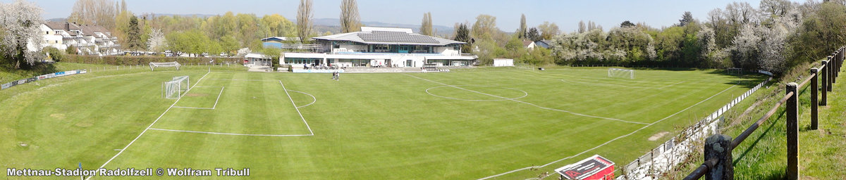 Mettnau-Stadion Radolfzell aufgenommen am 08. April 2017
