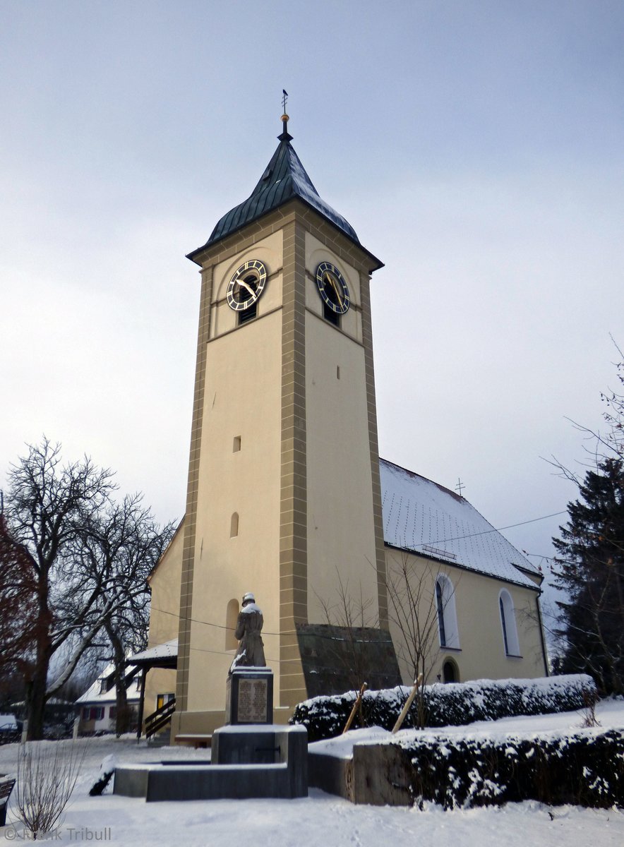 St. Blasius Kirche in Aasen aufgenommen am 07.01.2017
