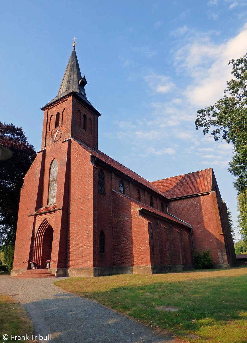 St. Georg Kirche in Wanna aufgenommen am 17.07.2018