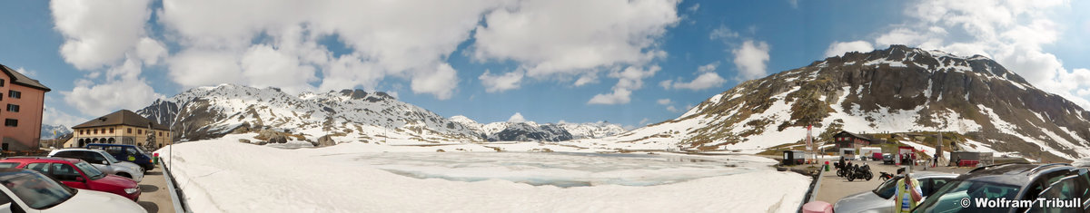 St. Gotthard (2.091 m) aufgenommen am 04. Juni 2015