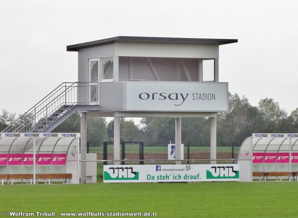 Stadion-Orsay Willstätt-Sand aufgenommen am 23. April 2018
