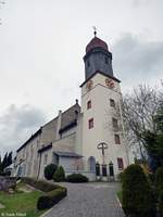 Die Pfarrkirche St. Michael in Höchenschwand aufgenommen am 16.04.2017
