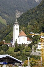 Die Herz-Jesu-Kirche in Flüelen (Schweiz) aufgenommen am 03.10.2014