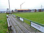 Sportplatz Grüningen aufgenommen am 17. November 2019