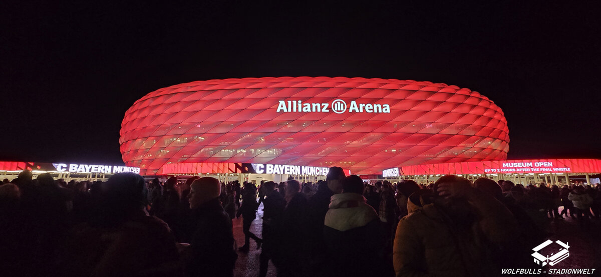Allianz Arena München | 29.11.2025 | FC Bayern München - FC St. Pauli 3:1 | Zuschauer: 75.000