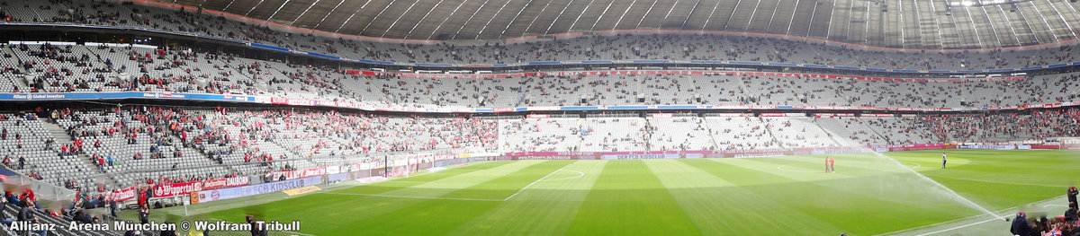 Allianz-Arena München aufgenommen am 02. April 2016
