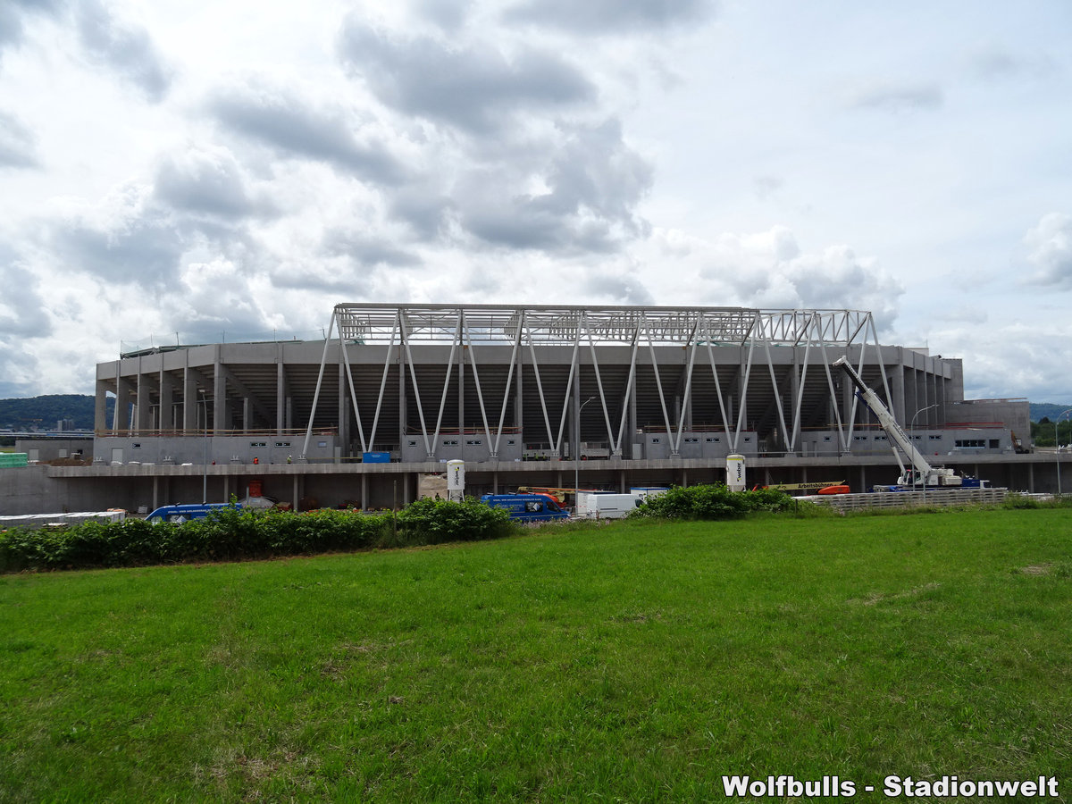 Baustelle Stadionneubau SC Freiburg aufgenommen am 15. Juni 2020