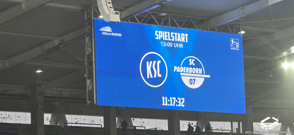 BBBank Wildpark Karlsruhe | 13.12.2025 | Karlsruher SC - SC Paderborn 07 0:4 | Zuschauer: 28.166