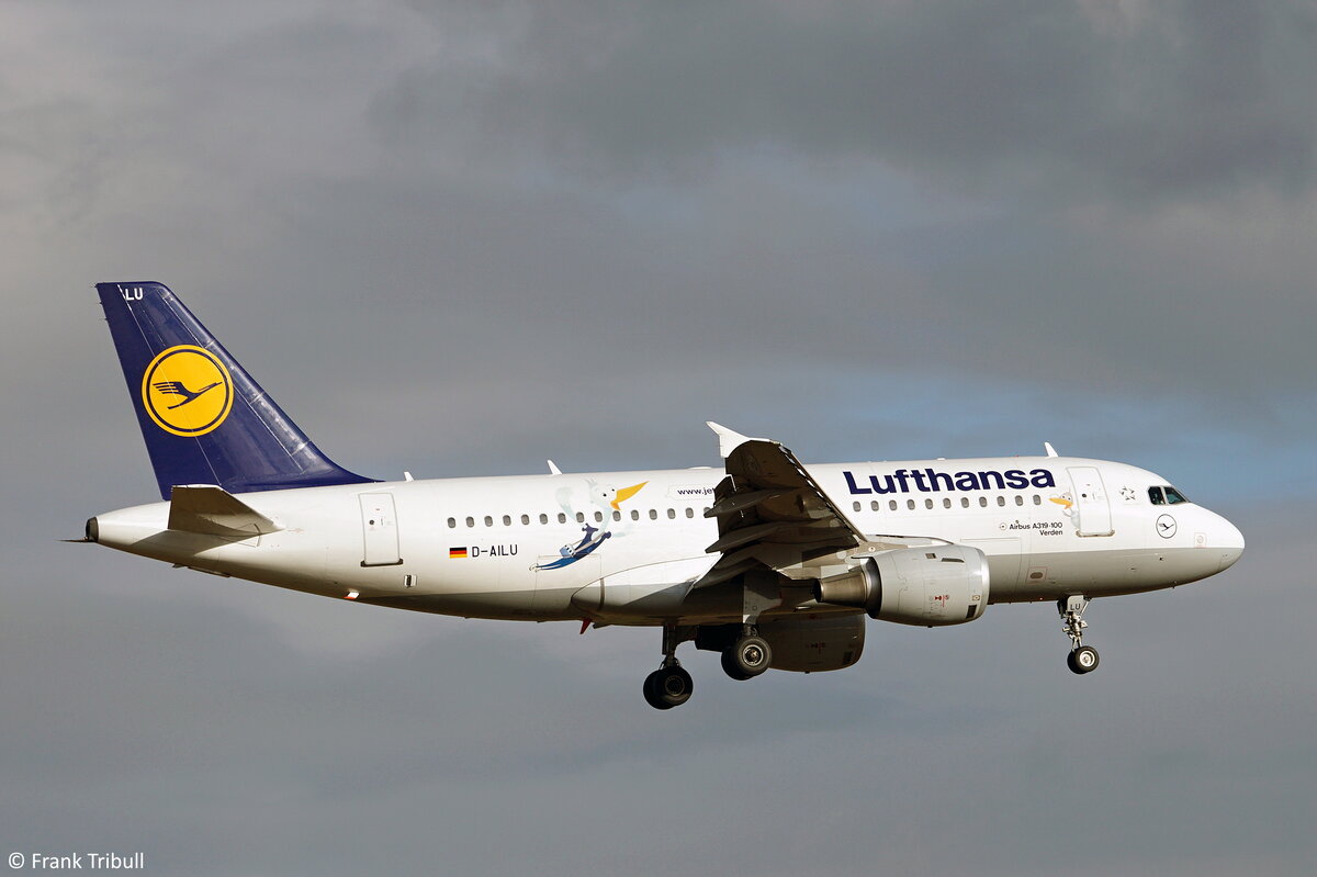 D-AILU - Lufthansa - Airbus A319-114  - Flughafen Zürich - 05. Januar 2016