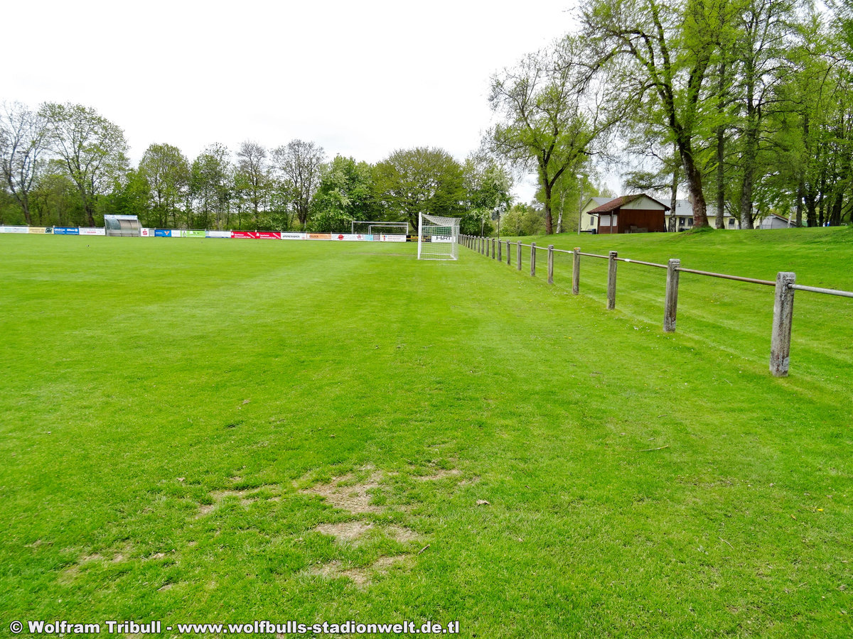DJK-Stadion im Friedengrund Villingen aufgenommen am 16. Mai 2019