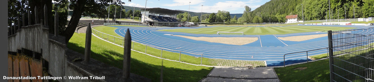 Donaustadion Tuttlingen aufgenommen am 10. Juni 2017