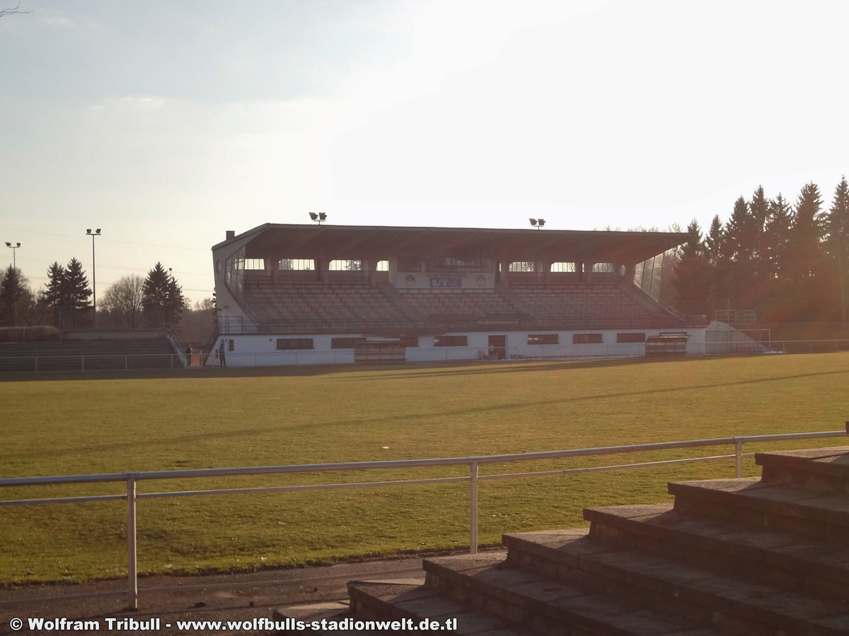 Gustav-Strohm-Stadion Schwenningen aufgenommen am 24. März 2018