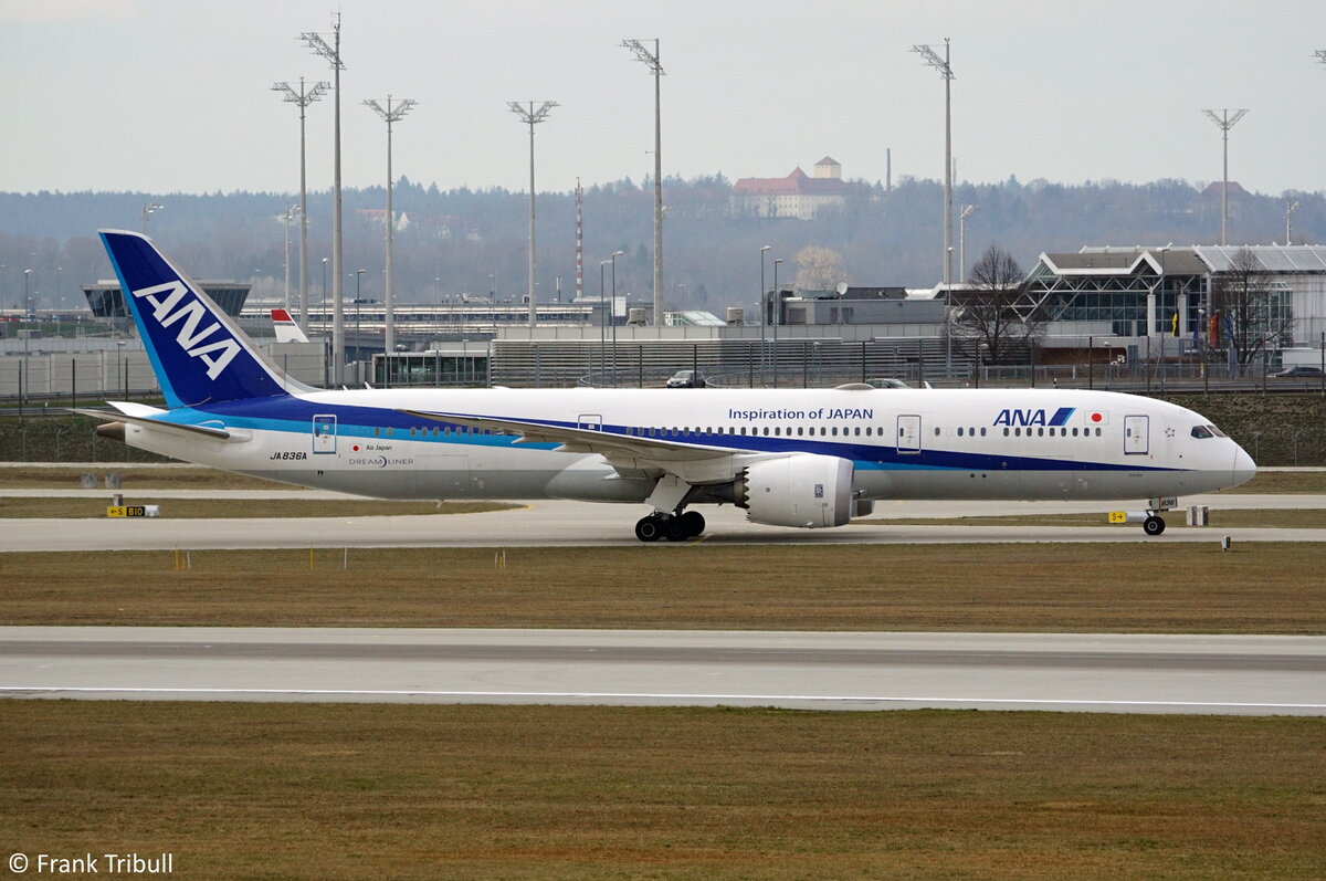 JA 836A - ANA ALL NIPPON AIRWAYS - Boeing B787-9 Dreamliner - Flughafen München - 28. März 2019