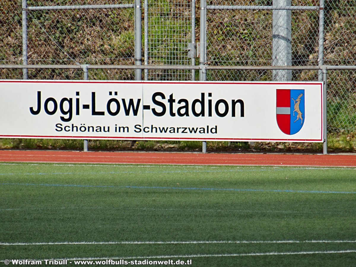 Jogi-Löw-Stadion Schönau im Schwarzwald aufgenommen am 22. April 2019