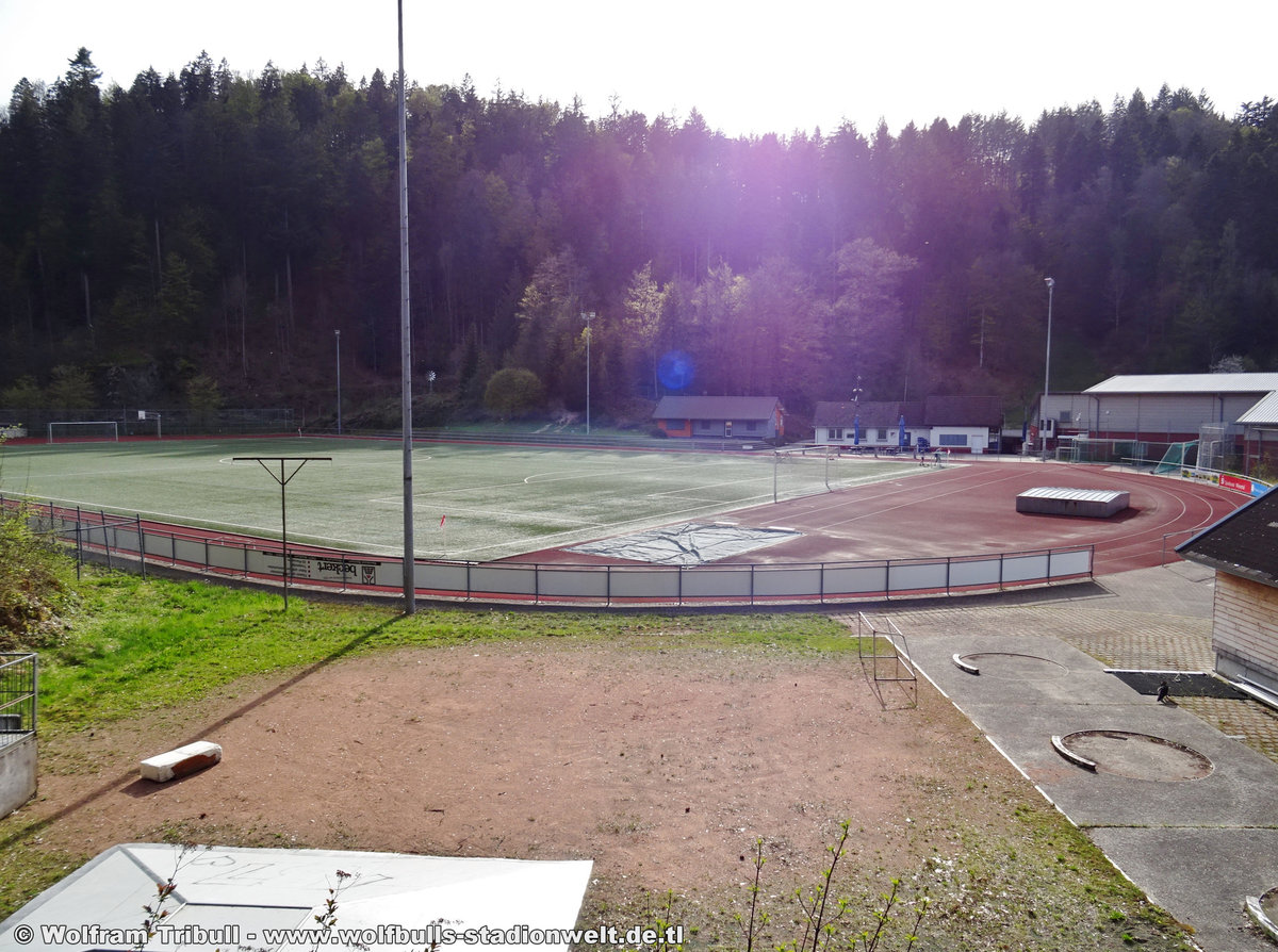 Jogi-Löw-Stadion Schönau im Schwarzwald aufgenommen am 22. April 2019