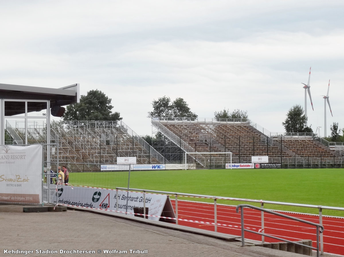 Kehdinger Stadion Drochtersen aufgenommen am 07.August 2016
