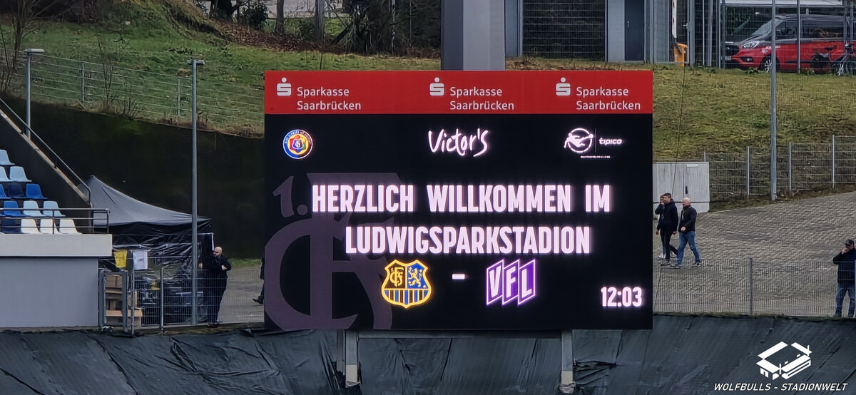 Ludwigsparkstadion Saarbrücken | 31.01.2026 | 1. FC Saarbrücken - VfL Osnabrück 0:1 | Zuschauer: 12.081