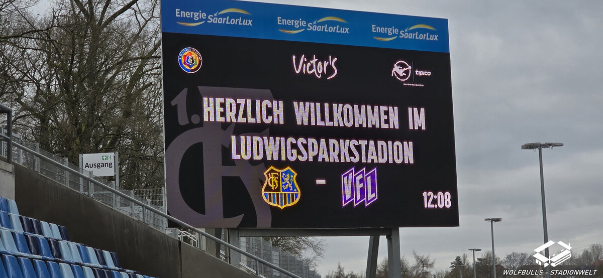 Ludwigsparkstadion Saarbrücken | 31.01.2026 | 1. FC Saarbrücken - VfL Osnabrück 0:1 | Zuschauer: 12.081