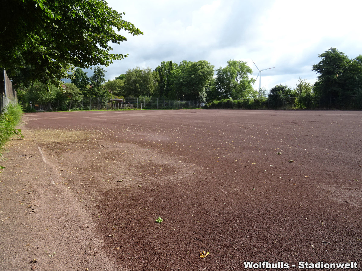 Sportanlage Anne-Frank-Schule Bremerhaven aufgenommen am 03. August 2020