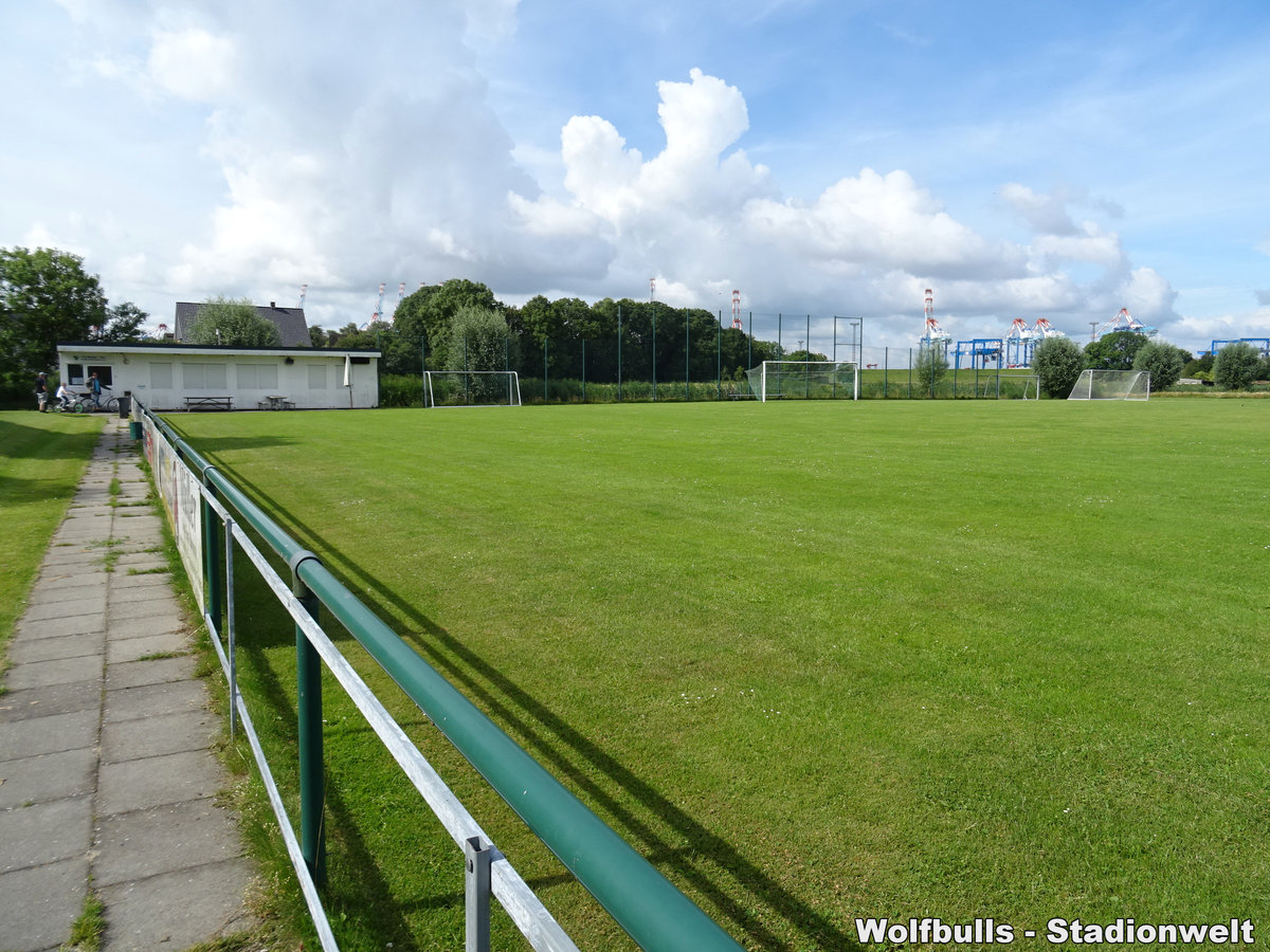 Sportanlage Anne-Frank-Schule Platz 2 Bremerhaven aufgenommen am 03. August 2020