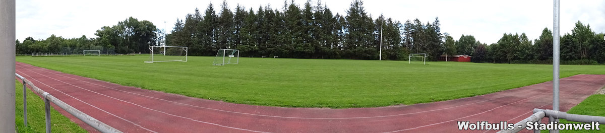 Sportplatz an der Reithalle Ihlienworth aufgenommen am 03. August 2020