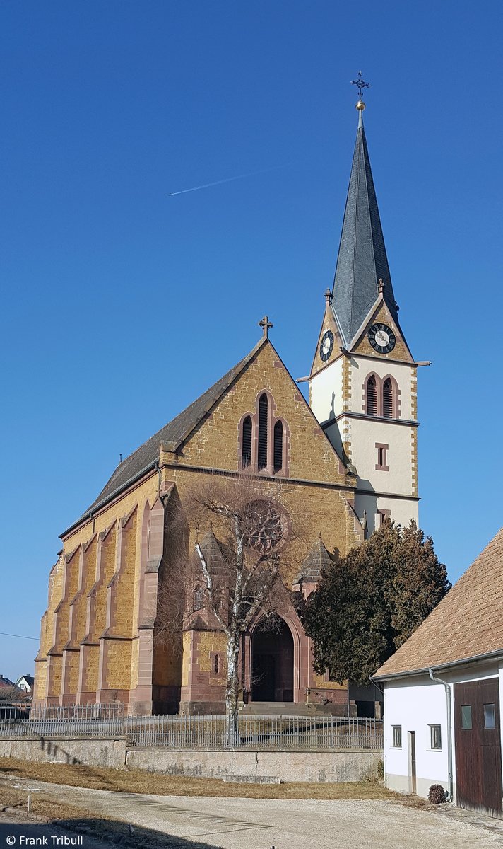 St. Konrad-Kirche in Gutmadingen aufgenommen am 19.02.2017