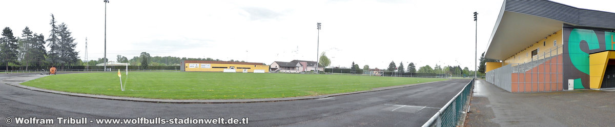 Stade Municipal Biesheim (Frankreich) aufgenommen am 23. April 2018