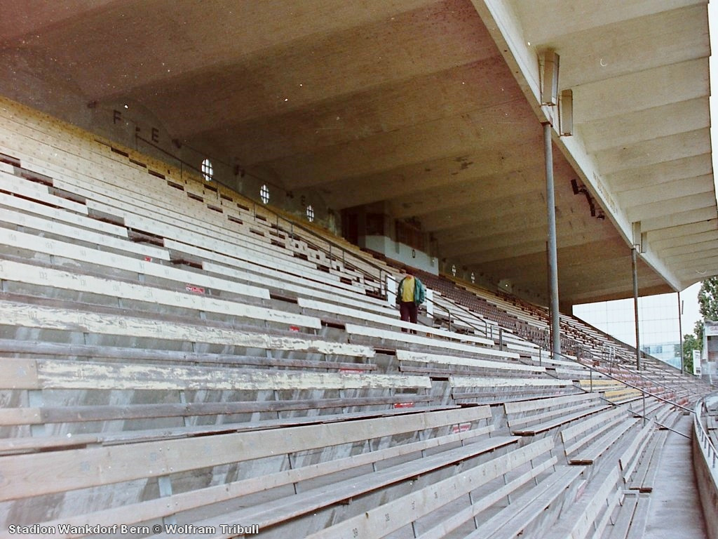 Stadion Wankdorf aufgenommen 1993
