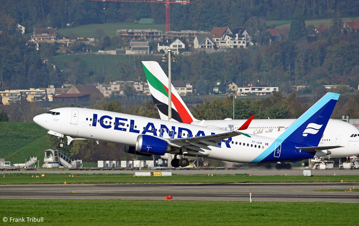 TF-ICM - Icelandair - Boeing B737 MAX 8 - Flughafen Zürich - 31. Oktober 2022