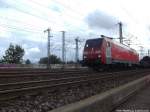 EG 3105 mit einen G�terzug kurz hinter Hamburg Harburg am 31.8.13