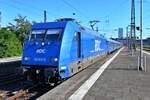 sch�n im licht stand RAG 101 031-3 mit RDC 1791 nach l�rrach in hamburg-altona,20.07.24