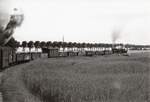 99 4651 bei der Ausfahrt als GmP 9209 mit ziel Altenkirchen in Fährhof am 31.7.1968