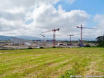 Baustelle Stadionneubau SC Freiburg aufgenommen am 23.