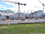 Baustelle Stadionneubau SC Freiburg aufgenommen am 16.