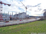 Baustelle Stadionneubau SC Freiburg aufgenommen am 16.