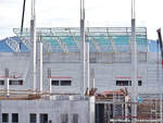 Baustelle Stadionneubau SC Freiburg aufgenommen am 16.