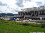 Baustelle Stadionneubau SC Freiburg aufgenommen am 15.